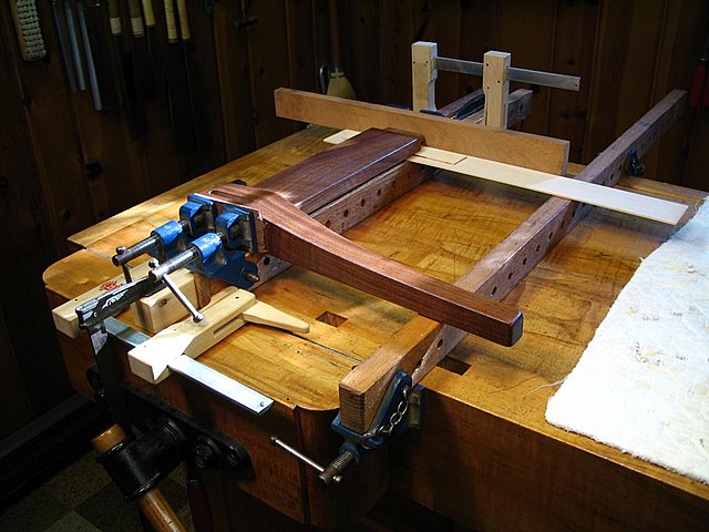 Gluing First Mortise and Tenon